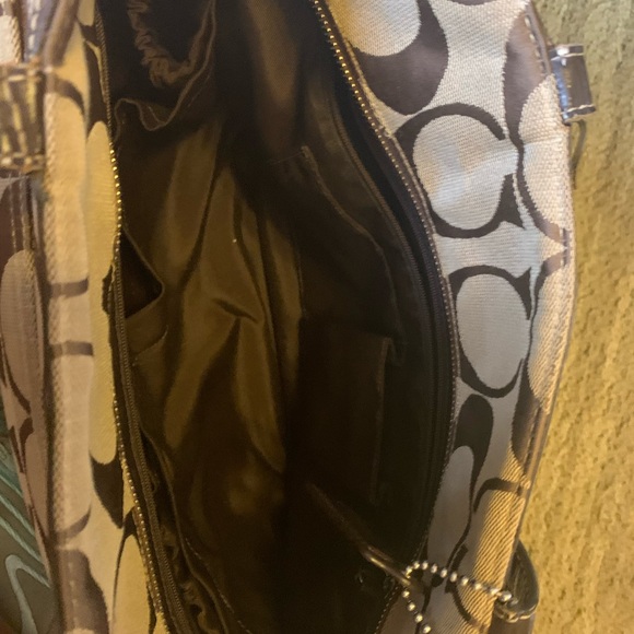 Coach XL Canvas Diaper Bag and Changing Pad - Picture 7 of 14